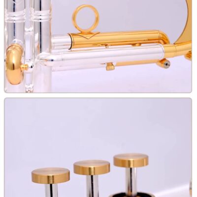 Kèn trumpets Laiiman LMR-6880S màu bạc cao cấp