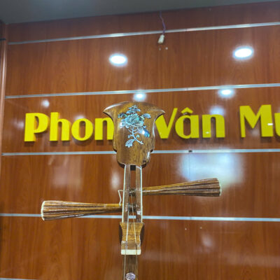 Đàn Nguyệt Gỗ Lim Khảm Trai 8 Phím