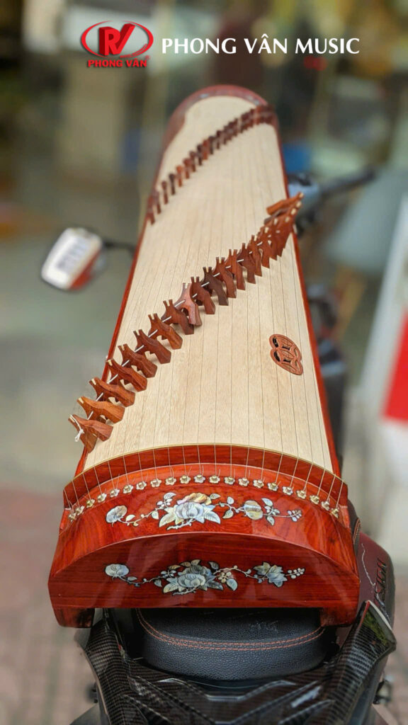 Đàn Tranh Gỗ Hương Khảm Trai 21 Dây