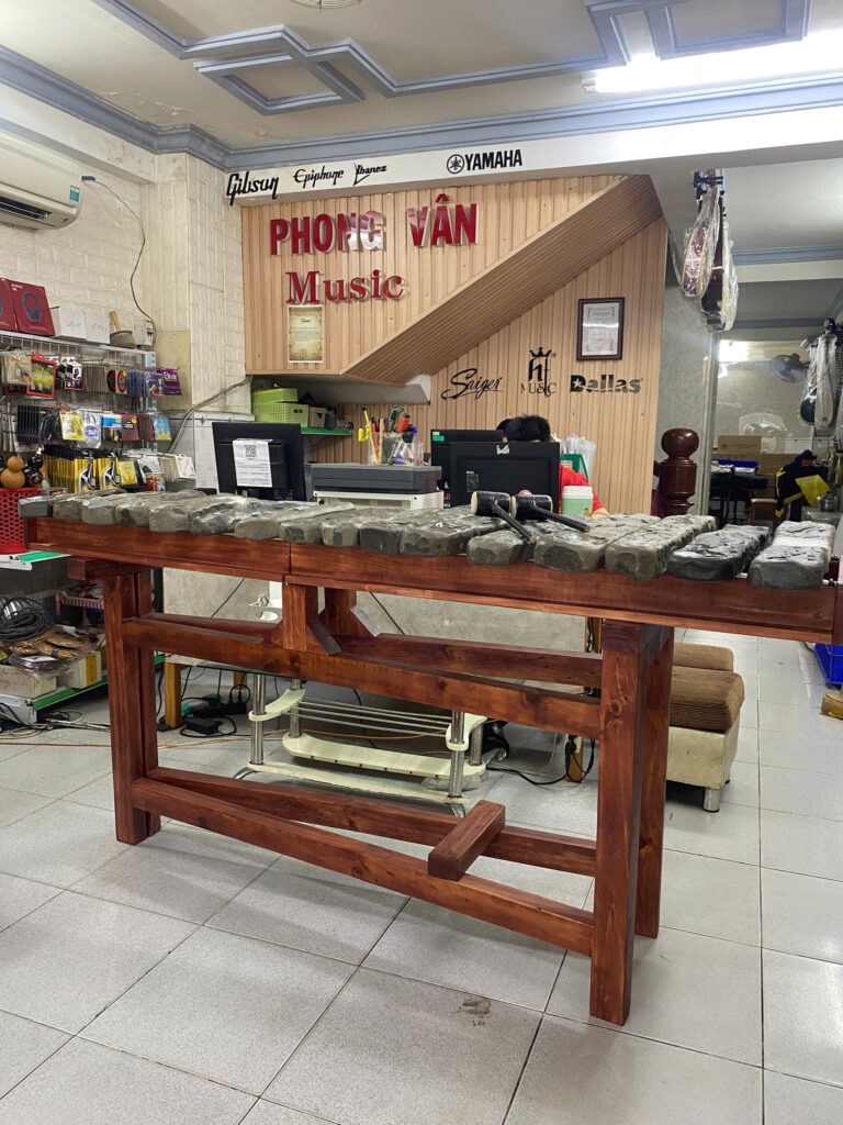 Bộ Đàn Đá 16 Thanh Kèm Chân Gỗ