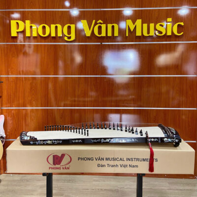 Đàn Tranh 17 Dây Gỗ Cẩm Lai Khảm Trai